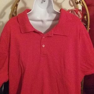 Men's red George shirt size 3X short sleeve